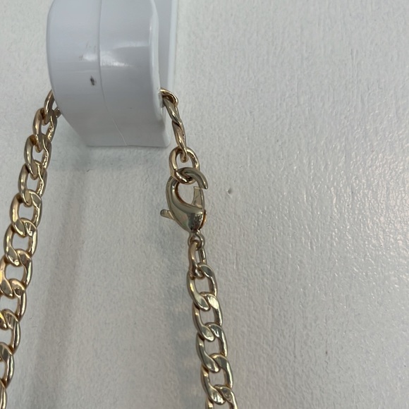 Express Snake Print Chain Tie Back Handkerchief Top - Picture 10 of 11